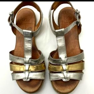 UGG Metallic Lanette Sandals